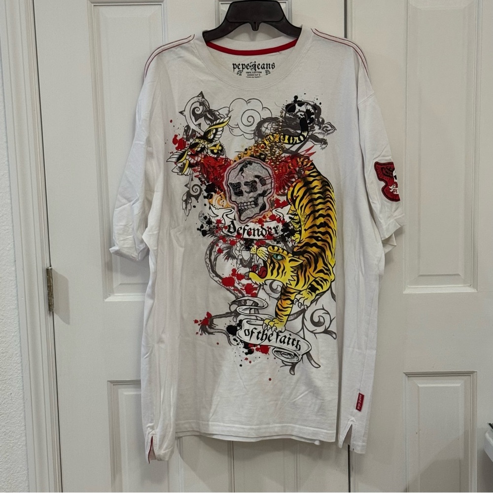 Rare Vintage Pepe Jeans Graphic Tee – 3XL